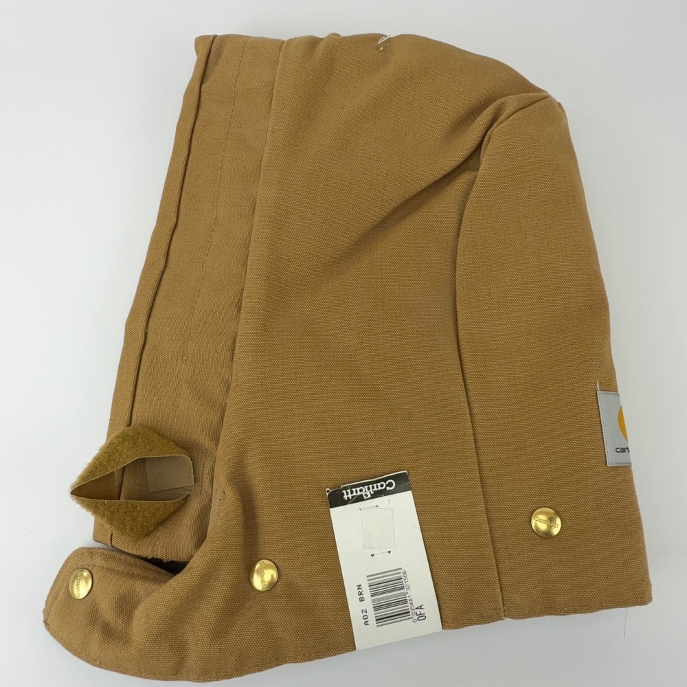 Carhartt A02 BRN Arctic Quilt Lined Duck Hood Brown Made In USA NWT One Size